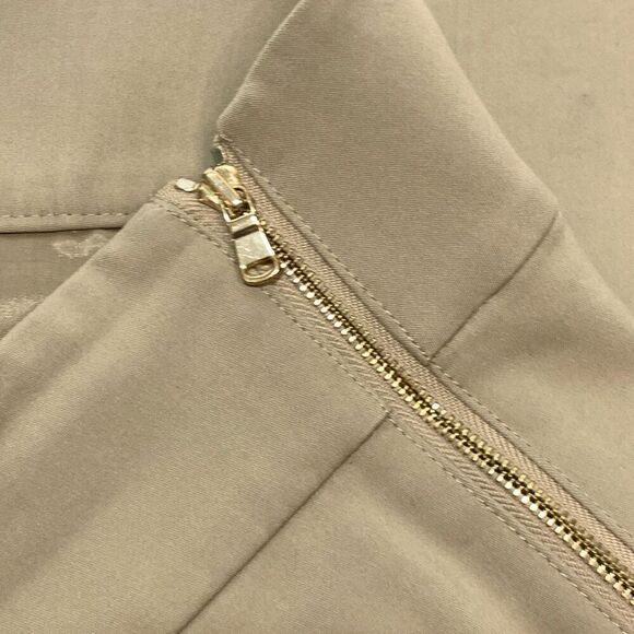 Ann Taylor Women's Side Zip Flat Front Mid-Rise Straight Leg Dress Pants Size 6 - Picture 4 of 6